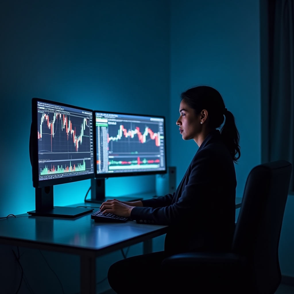 Exchange rate monitoring screen